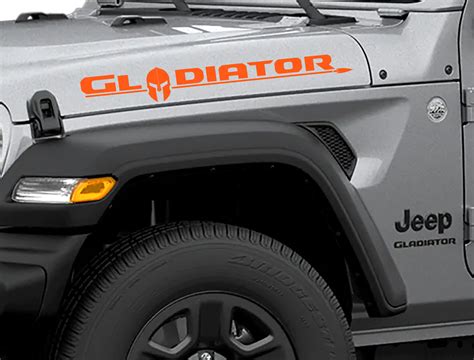 4 Pc. . Jeep gladiator decal ideas